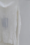 marc le bihan off shoulder long sleeve top 26958 E23 white